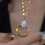 Three- Crystal Ring