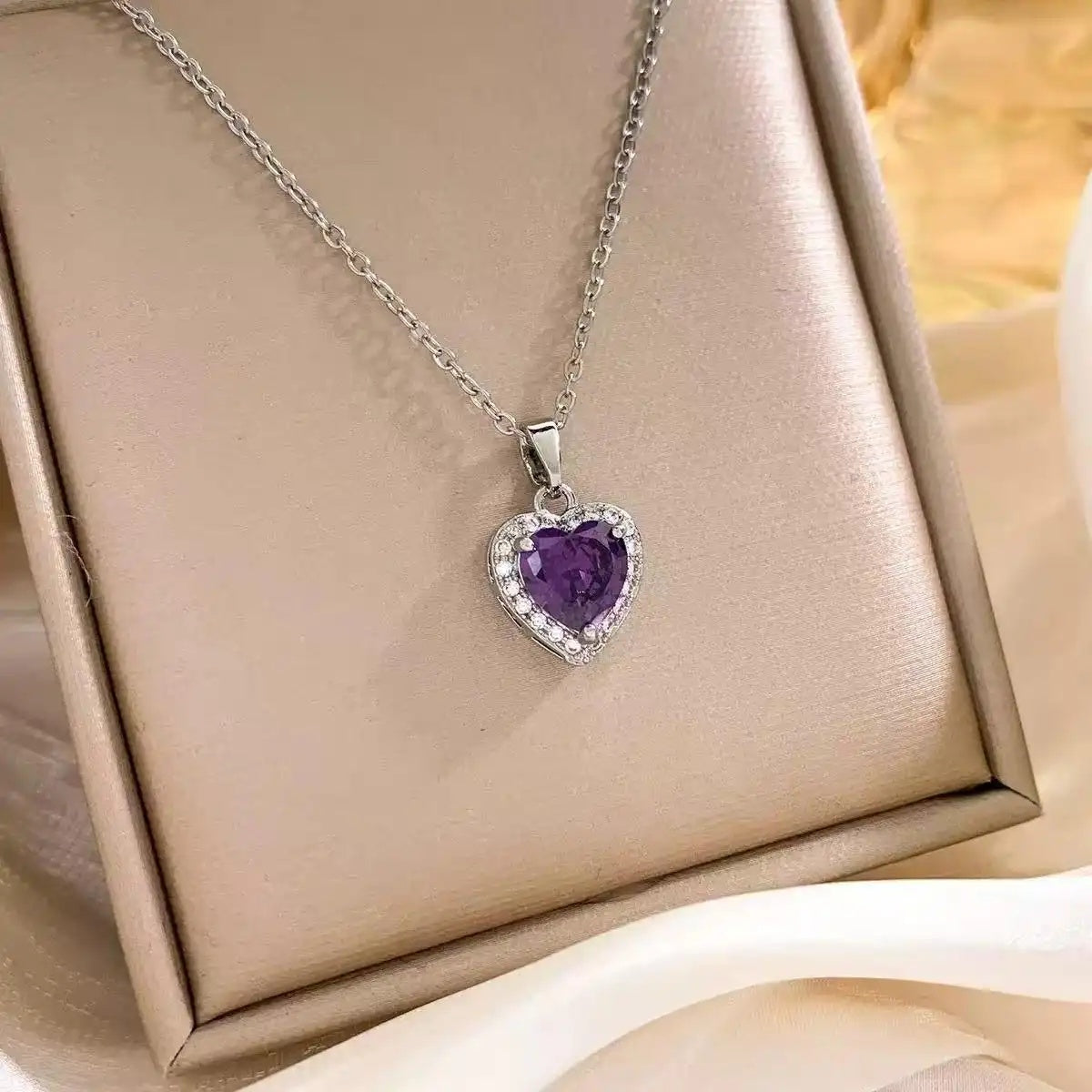 Titanic Gem Heart Necklace
