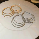 Triple Hoop Earrings