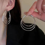 Triple Hoop Earrings