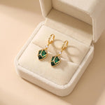 Tulip Bud Post Hoop Earrings