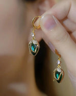 Tulip Bud Post Hoop Earrings