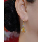 Tulip Crystal Goddess Earrings