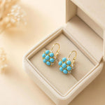 Turquoise Blue Basket Ear Cuffs
