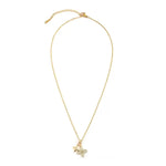 Twin Bloom Pendant Necklace