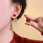 Two-Wear Flexible Small Horse Stud Earrings