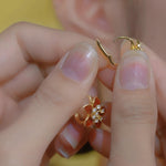 Vintage Angolan Red Gold- Earrings