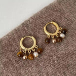 Vintage Beaded Tassel Drop Earrings