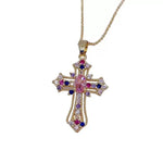 Vintage Cross Creative Commemorative Gift Pendant Necklace