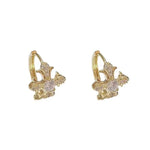 Vintage Cross Hoop Earrings