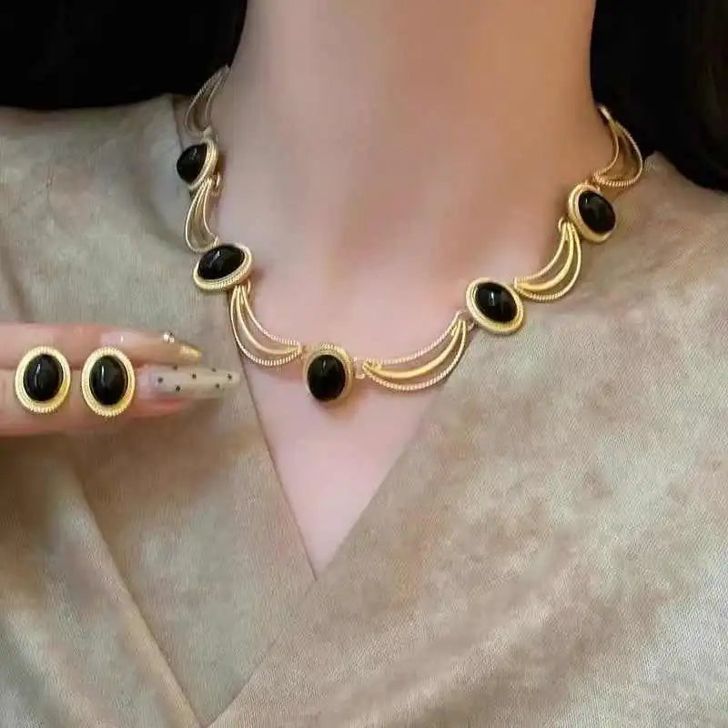 Vintage Crystal Jewelry Set