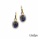 Vintage Palace Oval Drop Earrings