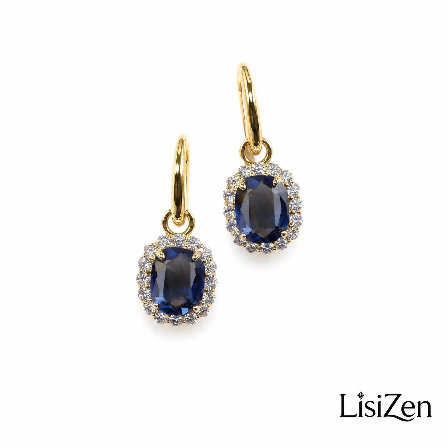Vintage Palace Oval Drop Earrings