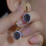 Vintage Palace Oval Drop Earrings