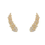 Wheat-Shape Stud Earrings