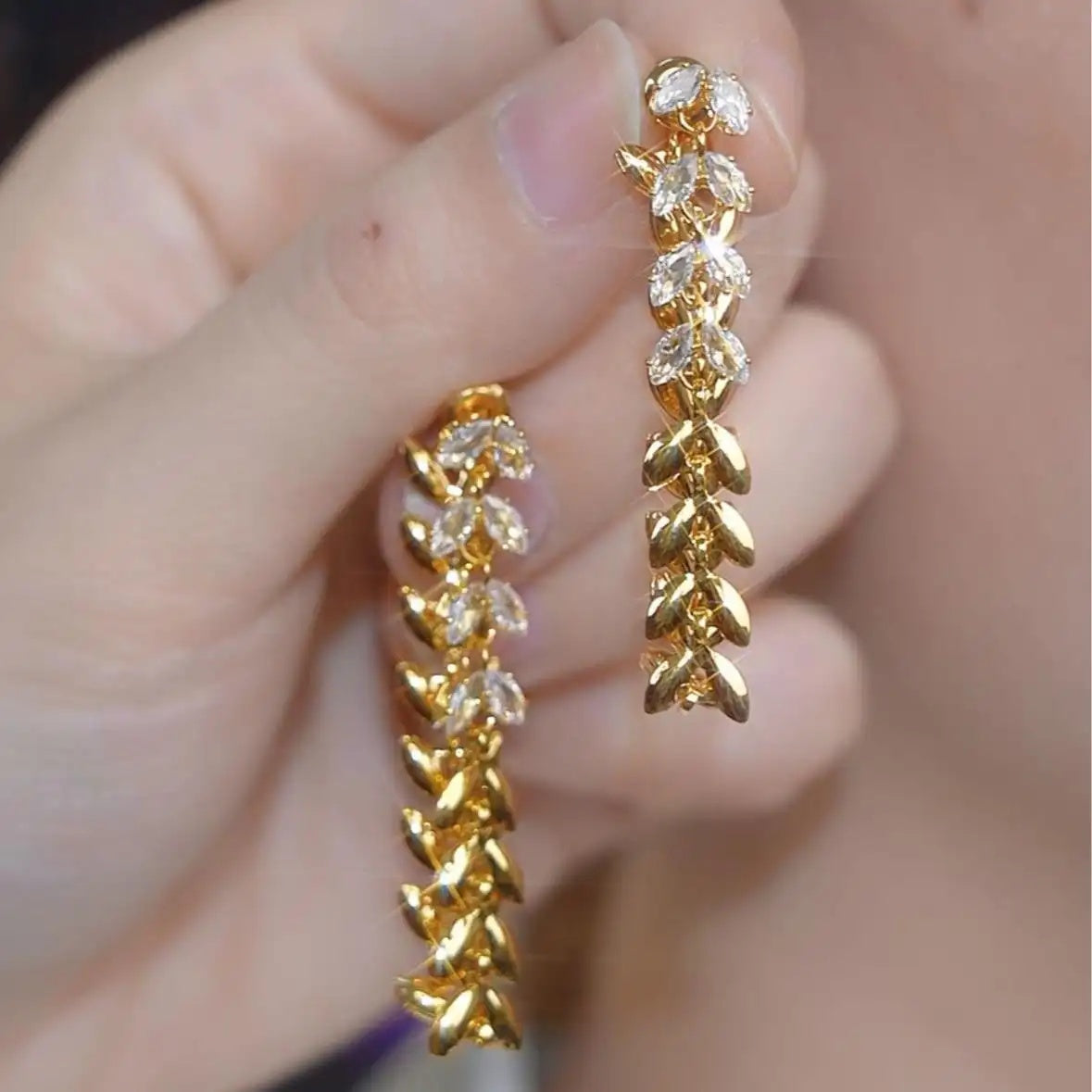 Wheat Tassel Drop Earrings
