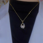 White Teardrop Necklace
