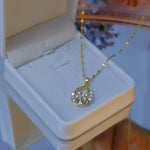 White Teardrop Necklace
